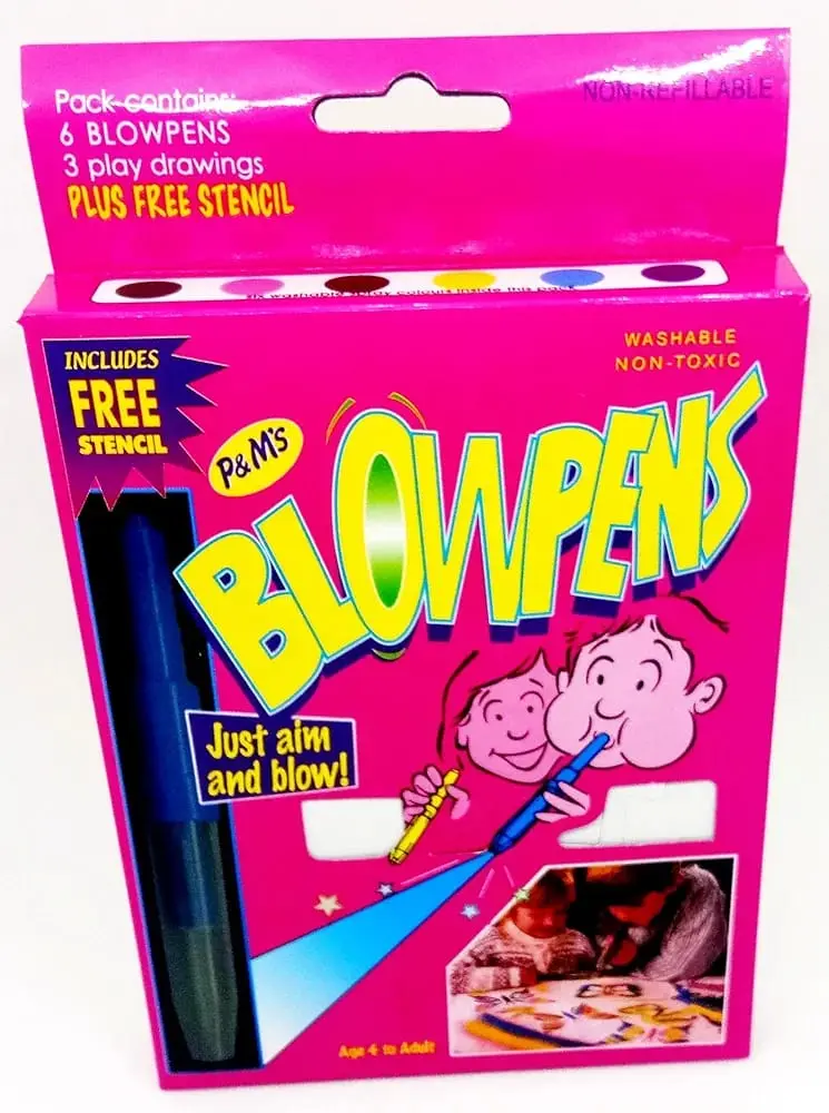 BLOW PENS SET OF 6 PENS