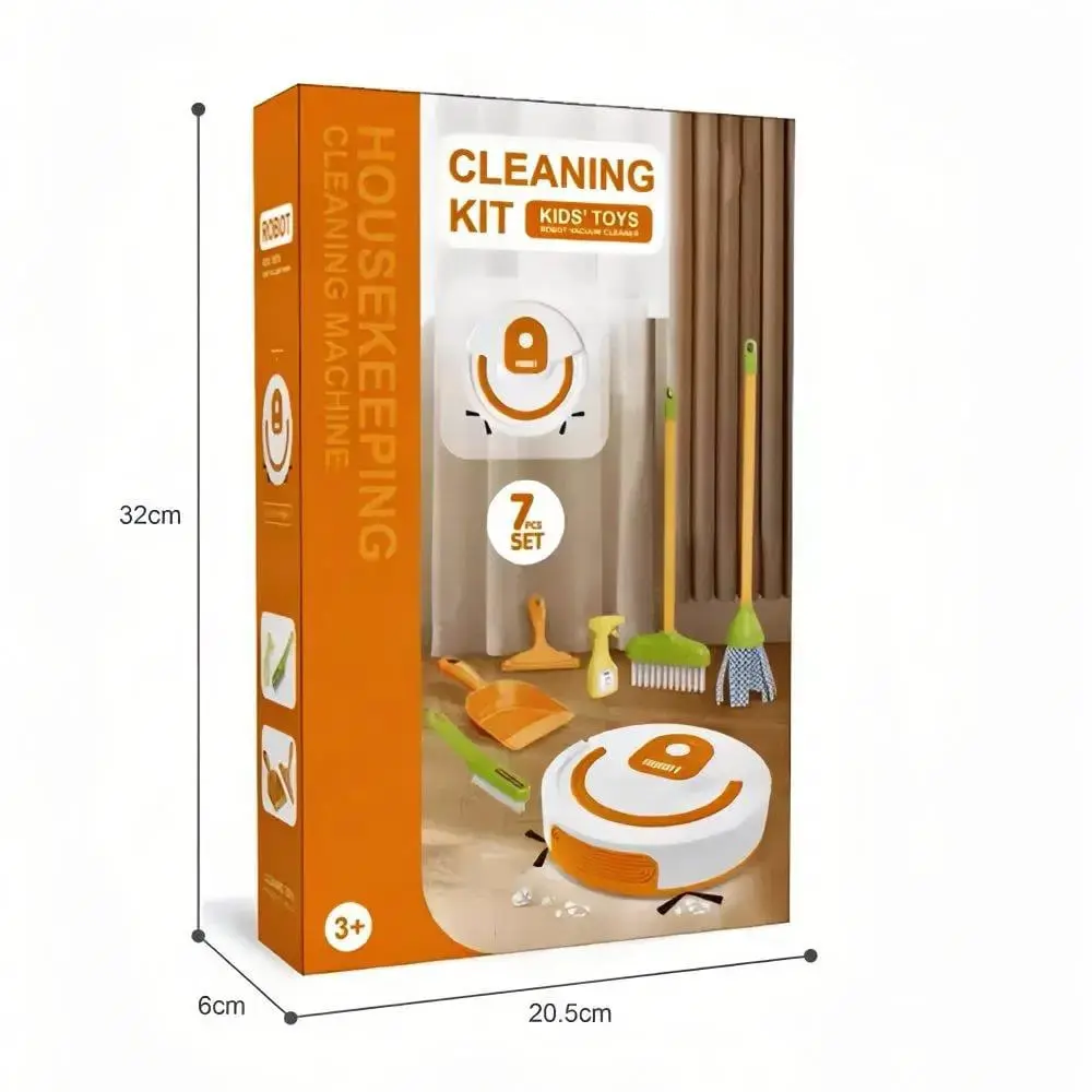 KIDS CLEANING SET WITH WORKING ROBOT