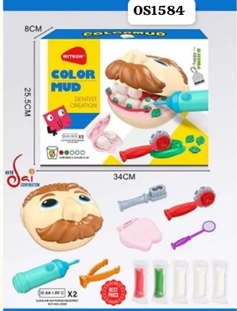 COLOUR MUD DENTIST CREATION (CLAY SET)