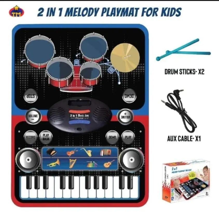 2 IN 1 MELODY PLAYMAT FOR KIFD