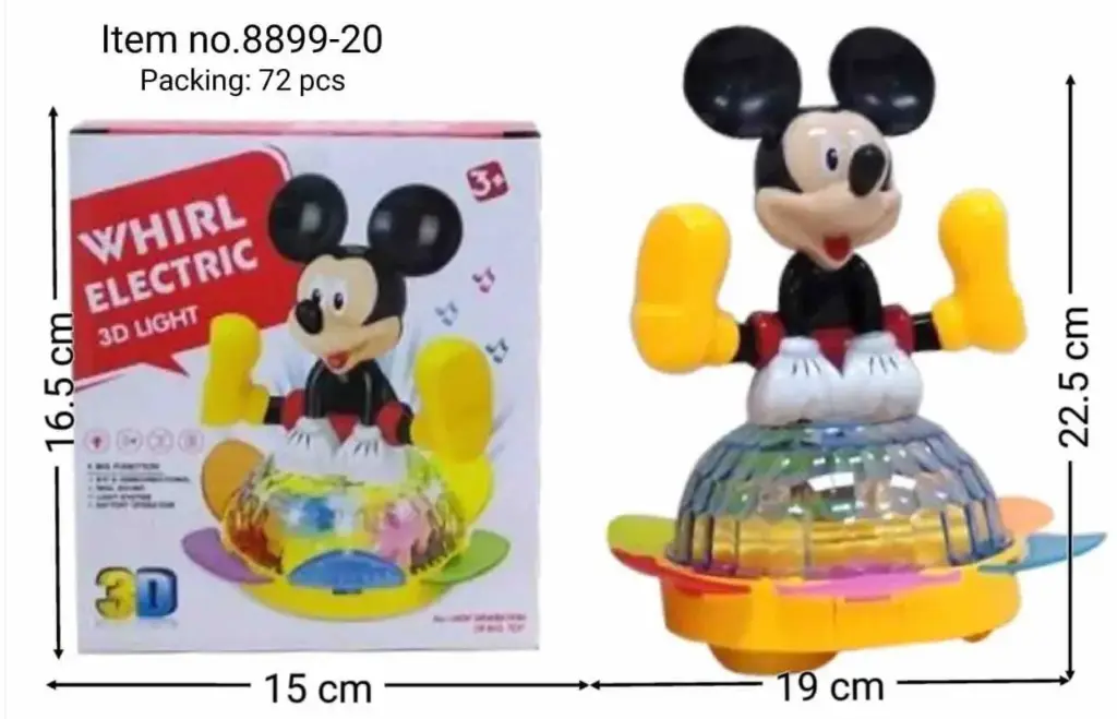 3D LIGHT MICKEY TOY