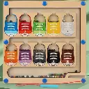 Wooden Magnetic Beads Toy