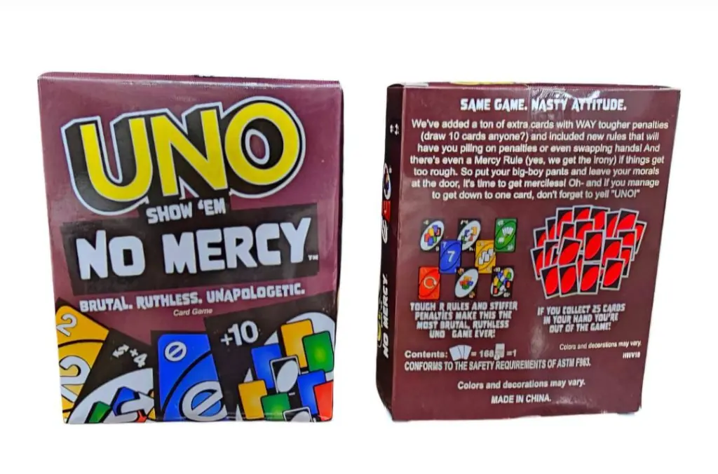 UNO NO MERCY CARD GAME