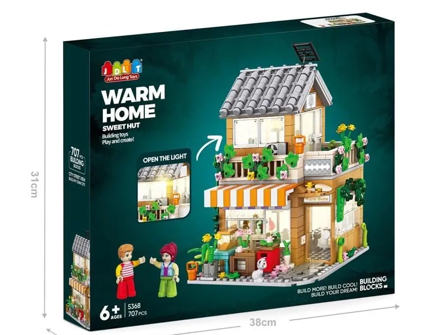 707 PCS WORM HOME BLOCKS