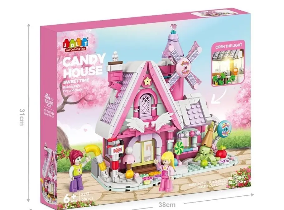 614 PCS CANDY HOUSE BLOCKS