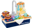 KIDS KITCHEN SINK TOY WITH REAL WATER FEATURES