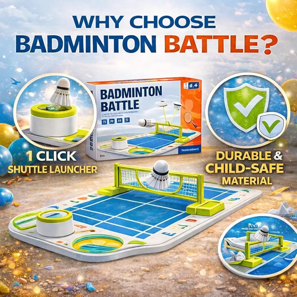 BADMINTON BATTLE TABLE TOP GAME