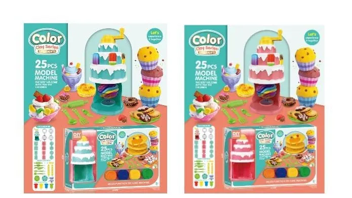 COLOUR CLAY SET WITH MOULD