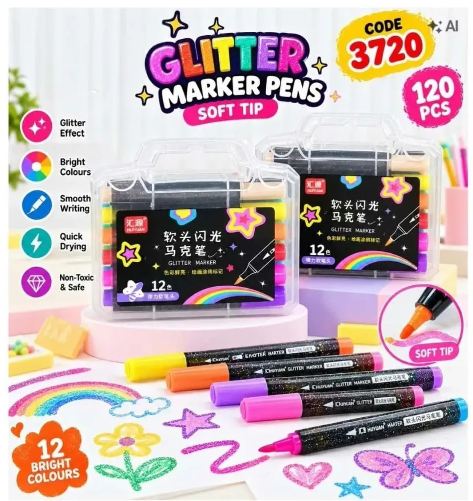 12 PC BRUSH PEN SET
