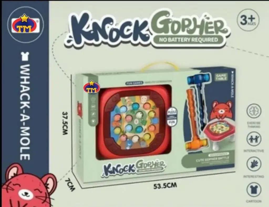 WHACK A M0LE (Knock Gopher – No Battery Required!)
