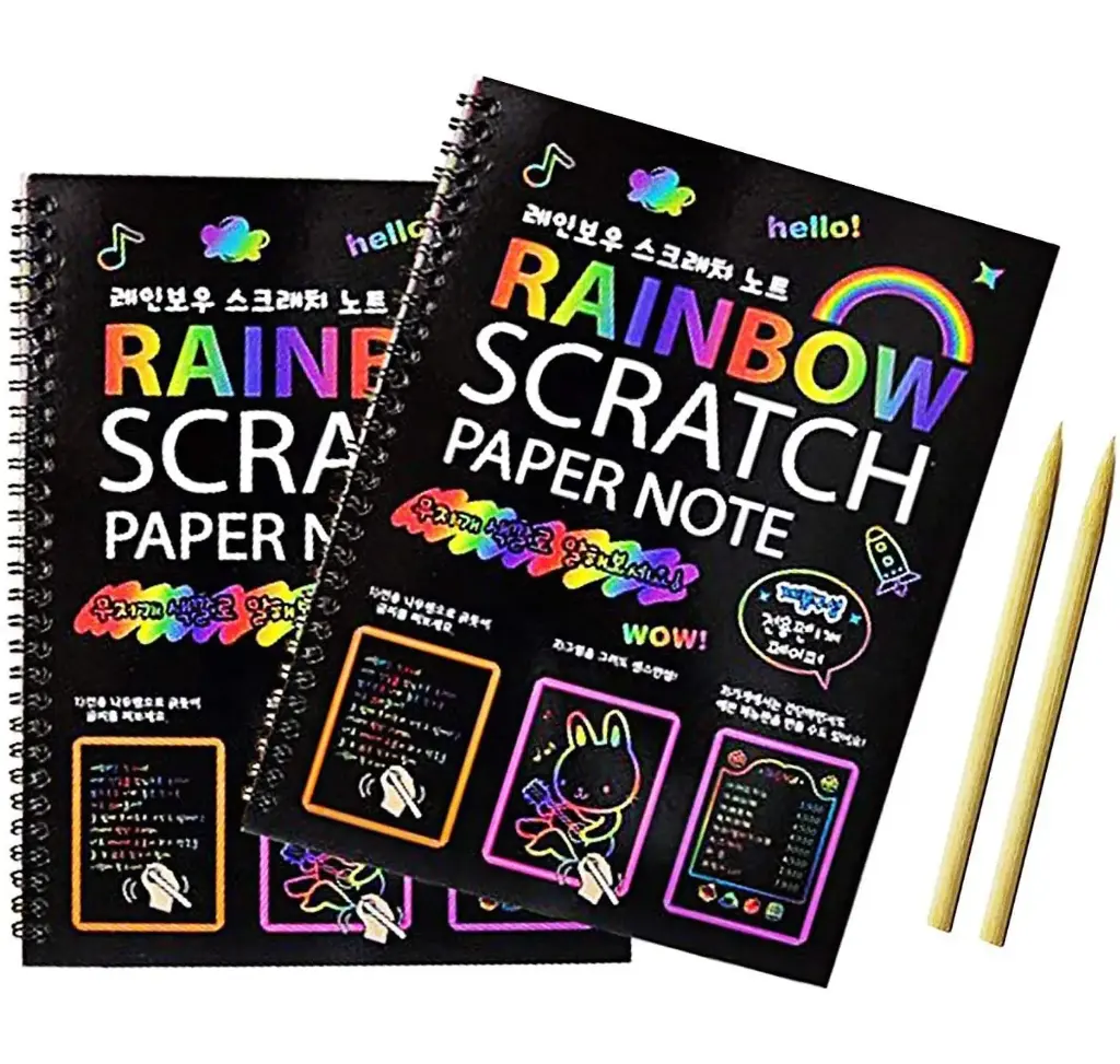 RAINBOW SCRATCH PAD