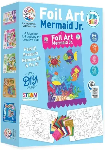 FOIL ART MERMAID JR
