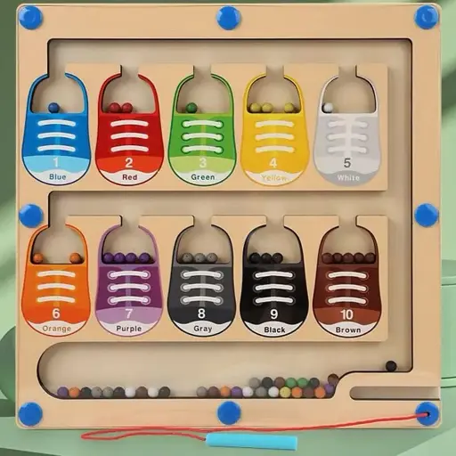 Wooden Magnetic Beads Toy