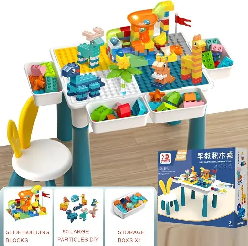 BLOCK TABLE WITH CHAIR 