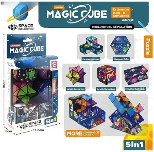 SPACE THEAM 5 IN 1 MEGIC CUBE