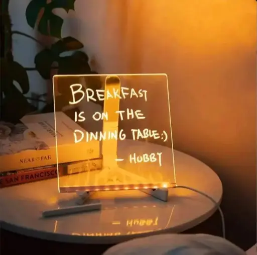 DIY ACRYLIC LUMINESCENT LAMP