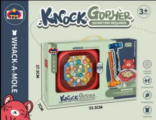 WHACK A M0LE (Knock Gopher – No Battery Required!)