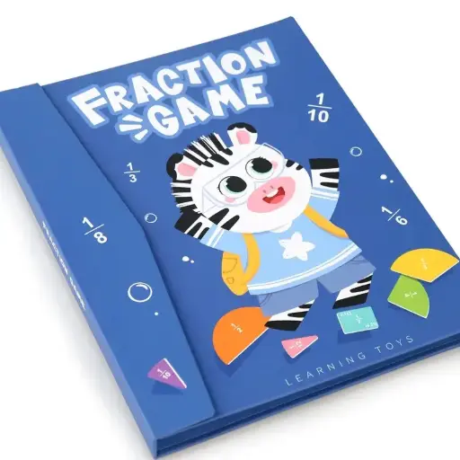 FRACTION MAGNETIC WODDEN GAME