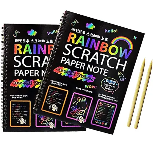 RAINBOW SCRATCH PAD